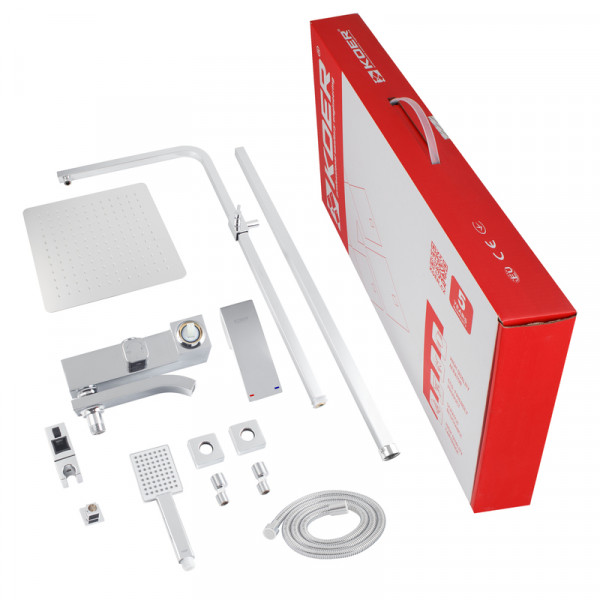 Душова колона із змішувачем KOER KB-56007-01 (Колір хром) (KR3460)