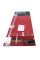 Боковая стенка для кабины Koer SR SW04-80x200-TR-01 прозрачное стекло Easy Clean 10мм, хром (KR5389)