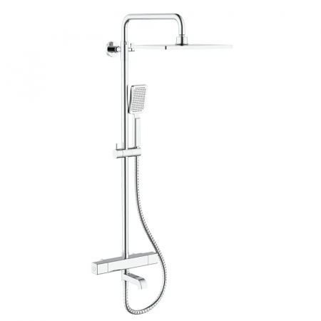 Душевая колонна с термостатическим смесителем Koer KB-57011-01 (Цвет хром) (KR4724)