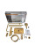 Душова колона Mixxus Premium VIRGO 009-J BRUSHED GOLD з термостатичним змішувачем,3 функції (MI6649)