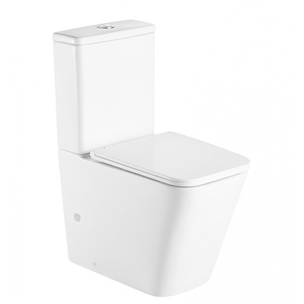 Чаша унитаза-компакта Mixxus Premium Quadro-0401-R Bowl 610х365х825 Rimless без сиденья (MI8339)