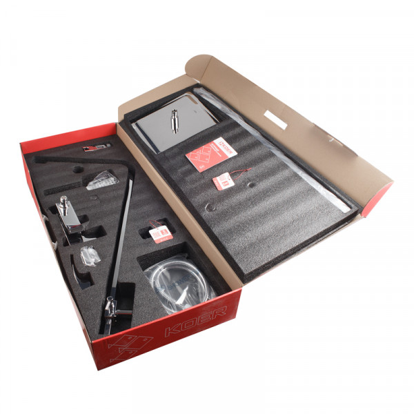 Душова колона із змішувачем KOER KB-56007-01 (Колір хром) (KR3460)