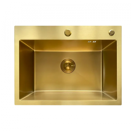 Мойка Mixxus MH5843 Micro Decor Brushed Gold (3.0/0.8) из нерж. стали (цвет матовое золото) (MI8218)