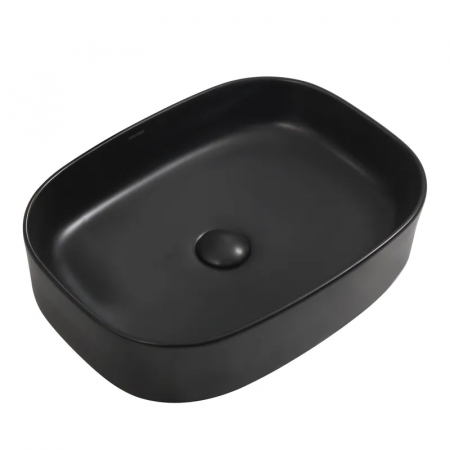 Раковина накладная Mixxus Premium BEVEL-0103 BLACK 510х370х120mm (MP6520)