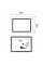 Дзеркало Mixxus Premium QUADRO MR20-80x60-Reverse з Led Touch, Anti-fog, димером, регулятором яскравості (MP6619)