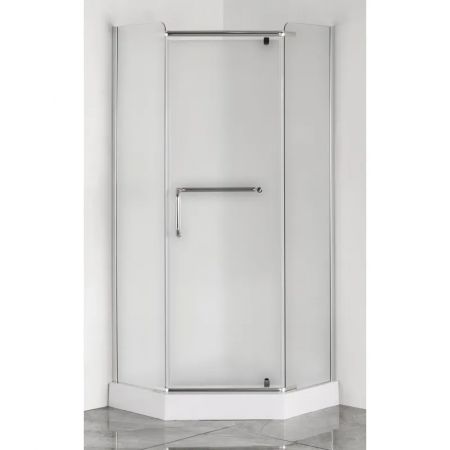 Душова кабіна з низьким піддоном Mixxus LINES SCT01-90x90x198-TR CHROME прозоре скло 6мм (MI6913)