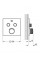 Термостат скрытого монтажа на 2 потребителя Grohe Grohtherm SmartControl (29124000)