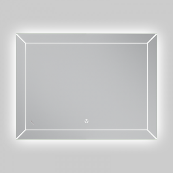 Дзеркало Mixxus Premium CUBIC MR14-80x60-Reverse з Led Touch, Anti-fog, димером, регулятором яскравості (MP6648)