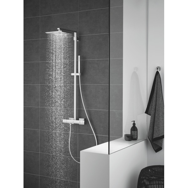 Душова система з термостатом для душа Grohe Euphoria Cube System (26087000)