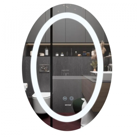Зеркало Mixxus PLAIN MV03-50x70 с Led Touch, Anti-fog, димером, регулятором яркости (MI6664)