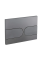 Панель змиву Koer KT-0604-07 240x160x10mm пластикова, кнопка закруглена (колір графіт) (KR5325)