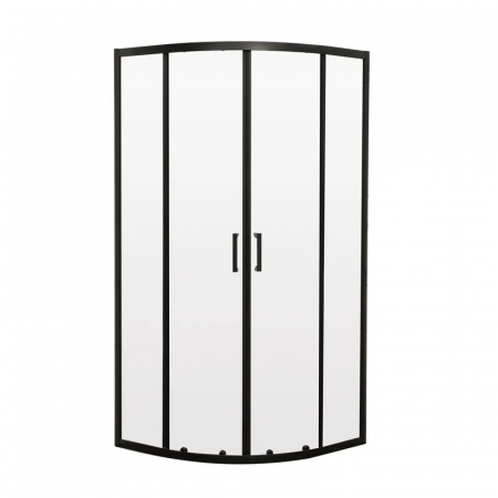 Душова кабіна без піддону Mixxus Premium DIVERSE SC01-90x90x195-TR Black прозоре скло 5мм (MI6860)