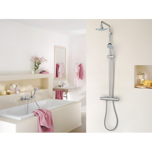 Душова система з термостатом для душа Grohe New Tempesta Cosmop. System (27922000)