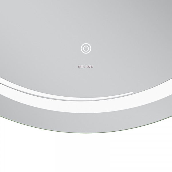 Дзеркало Mixxus Premium WAVE MC04-90 з Led Touch, Anti-fog, димером (3-6,5kK) (MP6637)