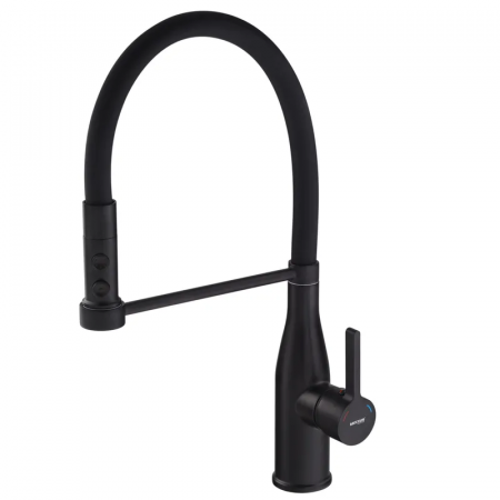 Змішувач для кухні Mixxus Premium Summer 017 BLACK REFL.BLACK (MI6961)