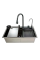 Мийка багатофункціональна Mixxus MH7546-SET-08 Decor Graphite з вбудованим змішувачем з нерж. сталі (MI8456)