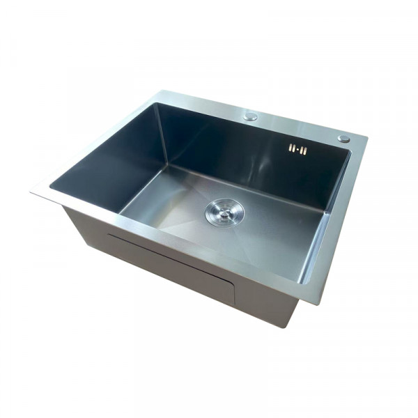 Мийка з нерж. сталі MIXXUS MH6050 MICRO DECOR BLACK (3.0/0.8) (колір чорний) (MI8223)