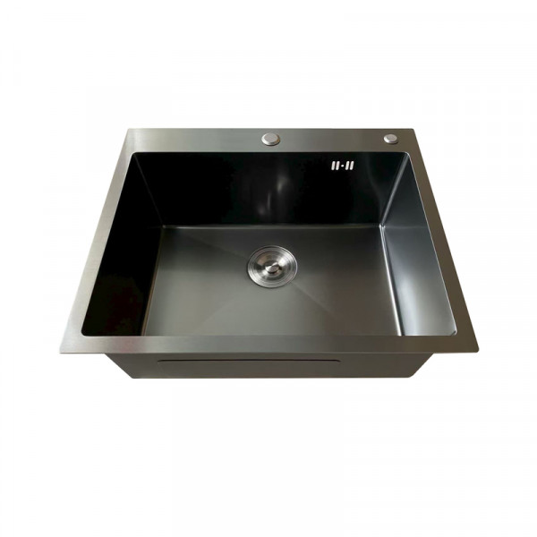Мийка з нерж. сталі MIXXUS MH5843 MICRO DECOR GRAPHITE (3.0/0.8) (колір графіт) (MI8217)