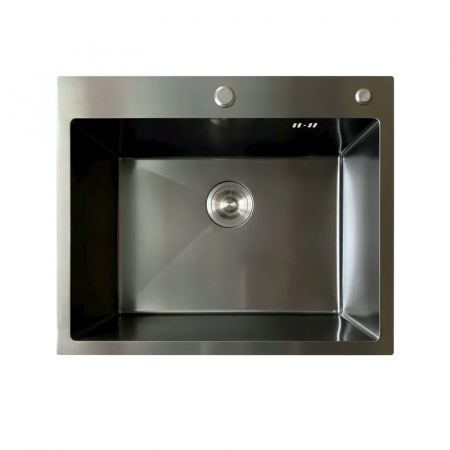 Мийка з нерж. сталі MIXXUS MH5843 MICRO DECOR GRAPHITE (3.0/0.8) (колір графіт) (MI8217)