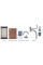 Мийка з нерж. сталі MIXXUS PREMIUM MH7545-SET-05 MICRO DECOR NANO-SILVER (3.0/0.8) комплект (Колір нерж) (MX9635)