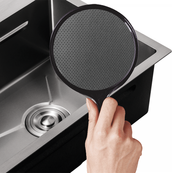 Мийка з нерж. сталі MIXXUS MH5843 MICRO DECOR GRAPHITE (3.0/0.8) (колір графіт) (MI8217)