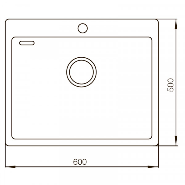 Мийка MIXXUS MX6050-200x1.0-SATIN (Колір нерж) (MX0660)