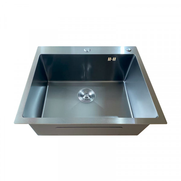 Мийка з нерж. сталі MIXXUS MH6050 MICRO DECOR BLACK (3.0/0.8) (колір чорний) (MI8223)