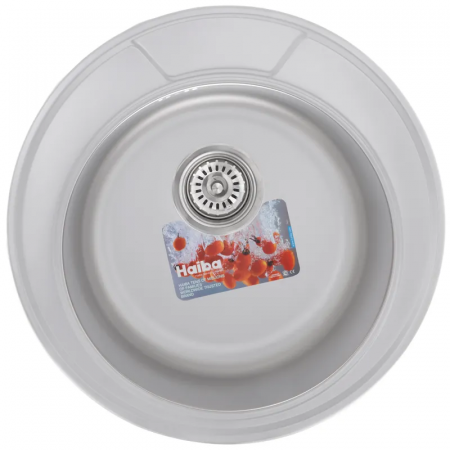 Мийка кухонна HAIBA 490 (decor) (HB0532)