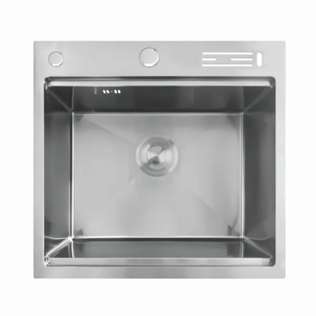 Мийка Mixxus MH5050-SK NANO-SILVER (3.0/0.8) з н.ст. зі сходинкою для суш.,з підст.під ножі(нерж.)(MX1939)