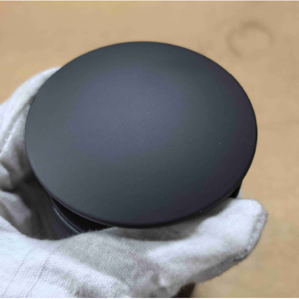 Донний клапан для раковини Koer PW-08-05 1 1/4''  без переливу автоматичний СLICK-СLACK (Колір чорн) (KR5789)