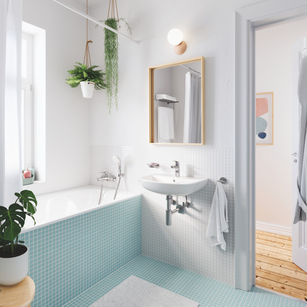 Сифон для раковини GROHE 28912000 без випуску (під донний клапан) без ревізії (Колір хром) 1 1/4'' (28912000)