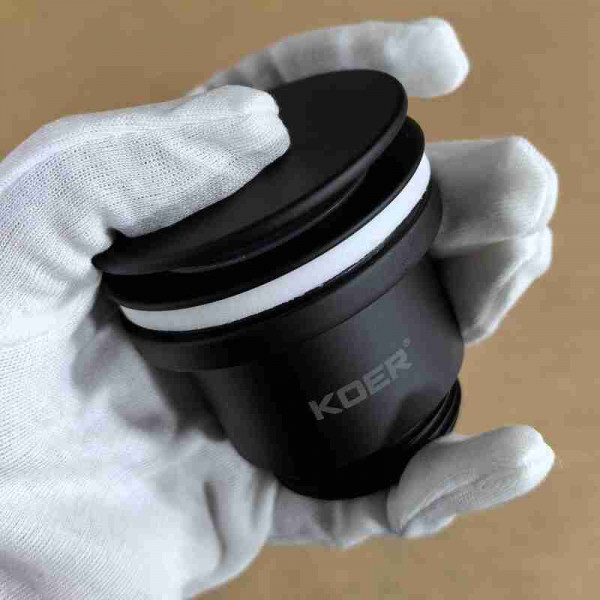 Донний клапан для раковини Koer PW-11-05 1 1/4''  універсальний (з/без перел) СLICK-СLACK (Колір чорн) (KR5795)