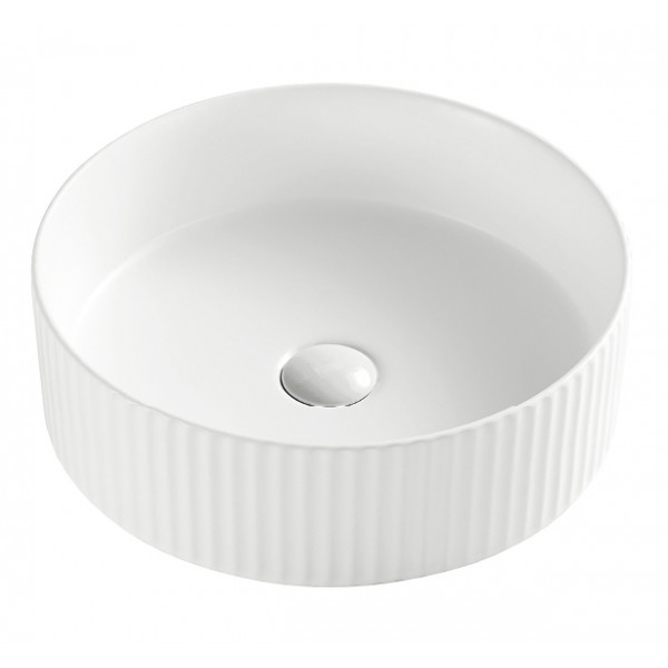 Умивальник накладний керамічний Mixxus Premium Wave-0101 400x400x125mm (MP6491)