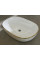 Раковина накладна Mixxus Premium ELLIPSE-0105 EDGE GOLD 600х400х150mm (MP6564)