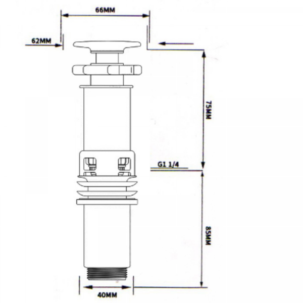 Раковина накладна Mixxus Premium STYLE-0201 520х375х140mm з донним клапаном та отвором під змішувач (MP6511)