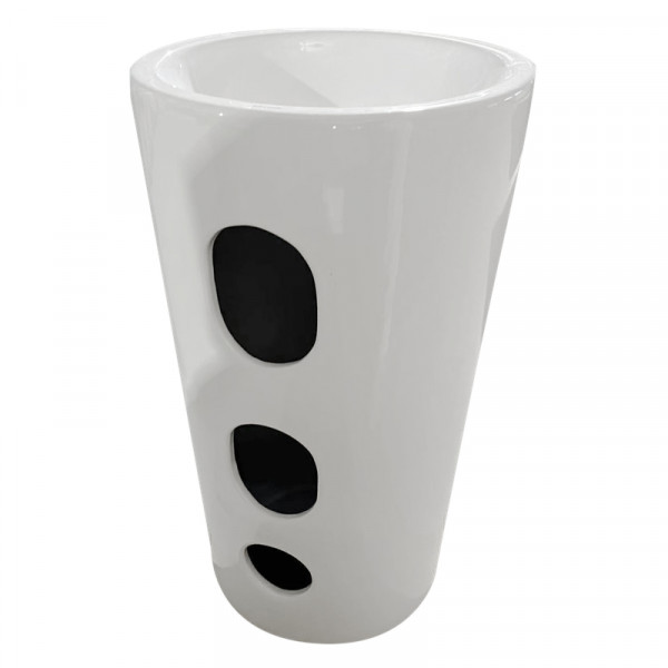 Раковина моноблок MIXXUS PREMIUM ELLIPSE-1101 460х460х855mm з переливом (MP6573)
