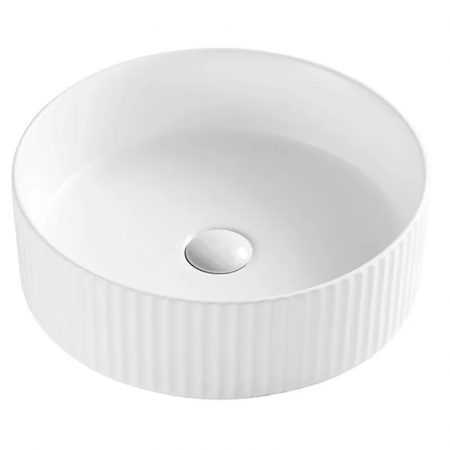 Умивальник накладний керамічний Mixxus Premium Wave-0101 400x400x125mm (MP6491)