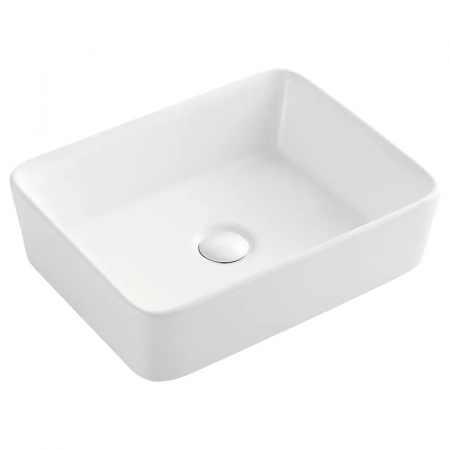 Умивальник накладний керамічний Mixxus Premium Quadro-0101 475x370x140mm (MP6487)