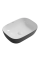Раковина накладна Mixxus Premium DIVERSE-0112 WHITE-BLACK 455х325х135mm (MP6542)