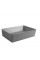 Раковина накладна Mixxus Premium QUADRO-0108 GRAY 550x390x145mm (MP6652)