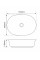 Раковина накладна Mixxus Premium ELLIPSE-0103 550х390х140mm (MP6553)
