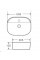 Умивальник накладний керамічний Mixxus Premium Ellipse-0201 505x385x120mm (MP6482)