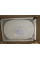 Раковина накладна Mixxus Premium ELLIPSE-0105 EDGE GOLD 600х400х150mm (MP6564)