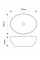 Раковина накладна Mixxus Premium ELLIPSE-0107 345х265х120mm (MP6525)