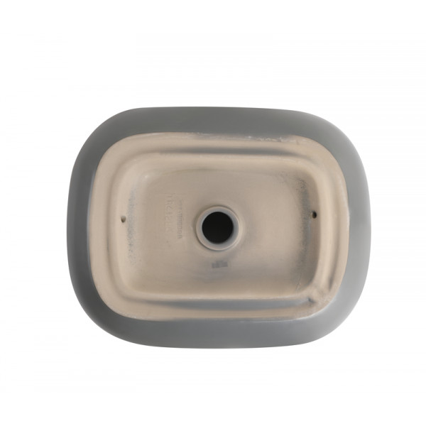Раковина накладна Mixxus Premium DIVERSE-0115 GRAY 490x395x135mm (MP6650)