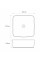 Раковина накладна Mixxus Premium DIVERSE-0104 MARBLE 370х370х135mm (MP6537)