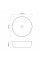 Раковина накладна Mixxus Premium ELLIPSE-0101 415х415х135mm (MP6531)