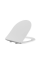 Сидіння-кришка для унітазу Mixxus SEAT COVER BEVEL-2005 425х363х30mm, з мікроліфтом (MI6732)