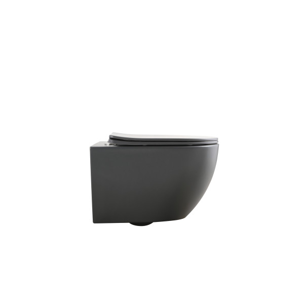 Унітаз підвісний Mixxus Premium ELLIPSE-0309-T1 GRAY 530x360x350mm система змиву TORNADO 1.0 (MP6655)
