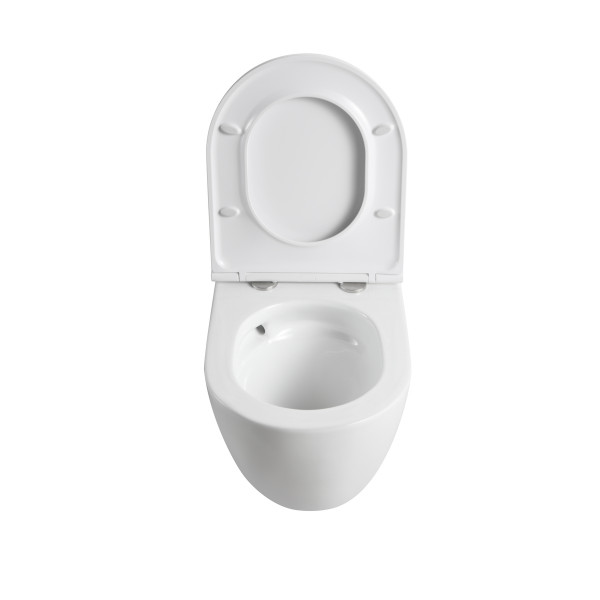 Комплект: Mixxus Premium Ellipse-SET-2101 Унітаз система змиву Tornado 3.0+ Інсталяція Koer KT-0404 + панель KT-0604-03 White (MP6667)